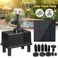 thumbnail image 4 of Fuente solar flotante libre de 1,5 W, bomba de estanque panel solar, bomba de agua, para fuente de jardín de acuario para pájaros, 4 of 9