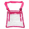 thumbnail image 4 of Bolsa transparente de PVC, bolso transparente impermeable, bolsa transparente portátil para viajes, festivales de música, color rosa, 4 of 14