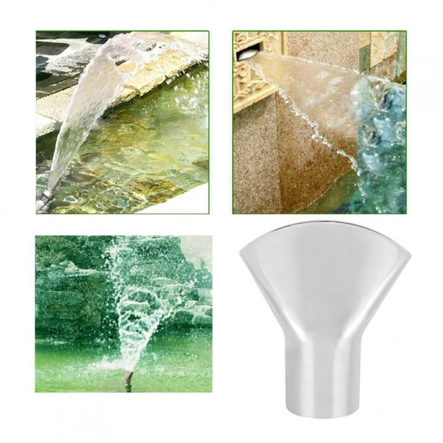Directional Fan Shaped Fountain Nozzle Copper Plating Pool Landscape Spray Head