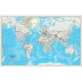 thumbnail image 1 of HEMISPHERES CONTEMP LAMINATED WALL MAP WORLD, 1 of 1