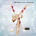 thumbnail image 4 of Matashi 24K Gold Plated Crystal Studded Dragon Ornament  Holding a Crystal Ball Holiday Decor Gift for Christmas Mother's Day Birthday, 4 of 7