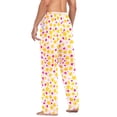 thumbnail image 3 of FORMRS Mens Pajama Pants with Pockets Soft Cotton Sleepwear Lounge Bottoms, Sizes S-2XL, Light Pink Stars, 3 of 7
