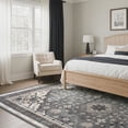 thumbnail image 2 of Joyfy Washable Floral Area Rug Non-Slip Soft Carpet with Rubber Backing for Living Room, Bedroom, Dining Room, Kids Nursery and Bedside Indoor Use, 2 of 6