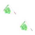 thumbnail image 2 of Destyer Ribbon Wands Party Favors Decorations Twirling Rod Stick Portable Party Goodie Bag Gymnastics Dance Streamers Kids Light Green 2PCS, 2 of 6