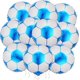 thumbnail image 2 of Yanonmyfd 10 Pack 18 Inch Blue Soccer Foil Balloons Football Helium Metallic Mylar Balloons for Birthday Party Sports Theme World Cup Party Decorations,18 Inch White Baseball, 2 of 14