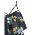 thumbnail image 3 of Más el tamaño de la impresión floral del recorte de baño tankini Rosegal Camisetas sin mangas de talla grande, 3 of 5