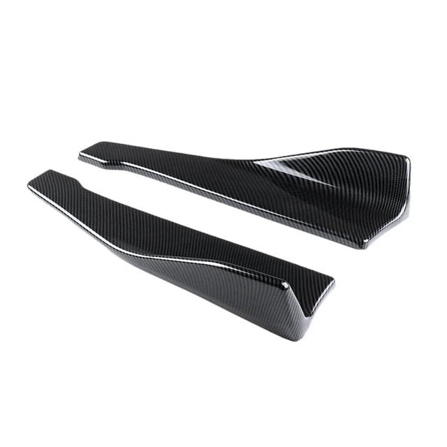 48cm Universal For For Chevrolet Camaro SS Side Skirt Extension Kit Rear Bumper Canard Splitter Cover Sticker Car Accessories