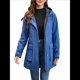 thumbnail image 2 of Chaquetas Softshell Impermeables para Mujer, Abrigos Cálidos con Forro y Capucha, Chaqueta Impermeable Larga. Azul Marino XXL, 2 of 10