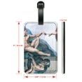 thumbnail image 2 of Michelangelo: Creation of Man - Luggage ID Tags / Suitcase Identification Cards - Set of 2, 2 of 5