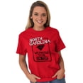 thumbnail image 3 of North Carolina We Prefer On Top Funny Men's Graphic T Shirt Tees Brisco Brands L, 3 of 6