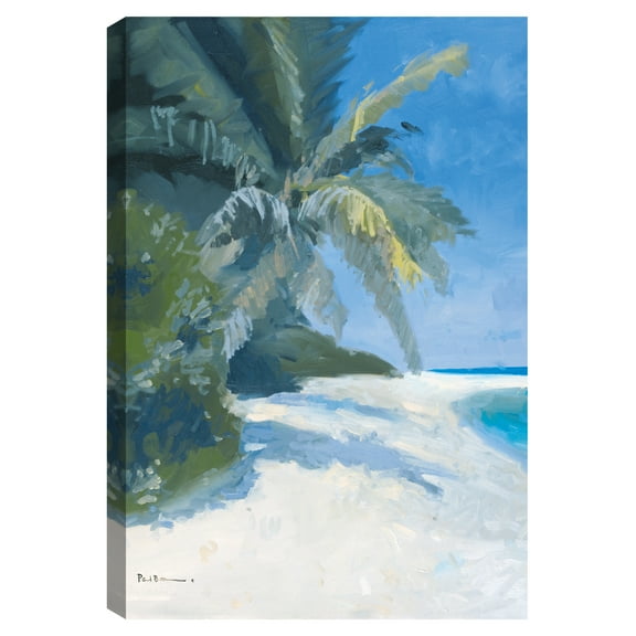 Tropical Beach II by Paul Brown Canvas Art Print