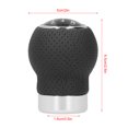 thumbnail image 4 of Perilla de palanca de cambios de 5 velocidades, palanca de cambios de cuero genuino con tornillo adaptador, llave hexagonal Universal, 4 of 8