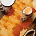 thumbnail image 3 of Burnt Orange Ombre Clouds Table Runner 72 Inches, Modern Abstract Gradient Cloud Bed Runner Dresser Scarves Tabletop for Indoor Outdoor Parties/Ceremony/Banquet, 14" x 72", 3 of 9