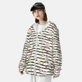 thumbnail image 3 of Lsque Pig And Watermelon Pattern UPF 50+ Lightweight Sun Protection Men's Women's Long Sleeve Shirt, Hoodie Performance -Large, 3 of 7