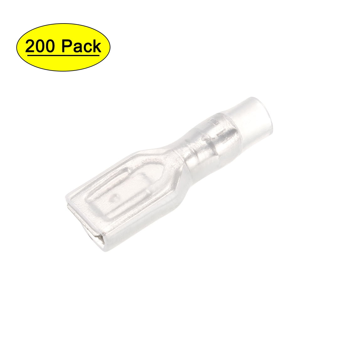10PCS 6.3MM plug spring terminals cold terminal With the Silicone Case 