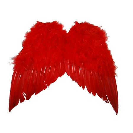 Adult Mini Cupid Angel Devil Feather Wings Valentines Cosplay Costume
