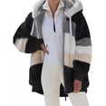thumbnail image 2 of Invierno Felpa Larga Abrigo Chamarras Para Mujer, 2 of 8