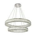 thumbnail image 3 of Monroe Integrated LED chip light Chrome Chandelier Clear Royal Cut Crystal, 3 of 3