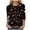 Black, variant on 2026 Valentines Day Shirts for Women Funny Love Heart Print Tunic Tops Casual 3/4 Sleeve Crew Neck Blouses Comfy Tee (Navy, L)