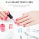 thumbnail image 4 of 3 sets Nail Art Stamper Stamping Head Head Diy Plates de estampado de arte de uñas de bricolaje, 4 of 6