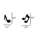 thumbnail image 4 of 4 Recortes De Confeti Musical Con Forma De Clave De Sol Para Decoración De Fiestas De Música Y Cumpleaños, 4 of 10