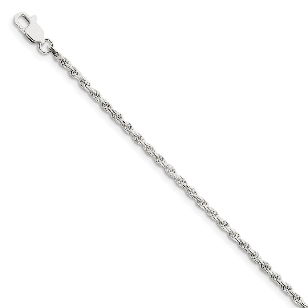 925 Sterling Silver 2.5mm Flat Cable Chain Bracelet Or Ankle Chain Anklet 
