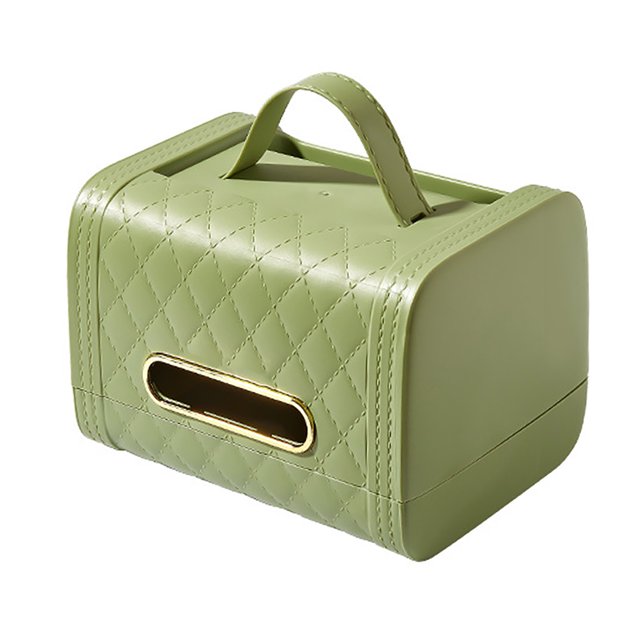 Caja de pañuelos multifuncional, dispensador de pañuelos, servilleta de lujo, soporte para pañuelos faciales, diseño de última generación