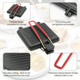 thumbnail image 3 of Foldable Sandwich maker double-sided grilled cheese pan panini press sandwich maker. It is also a friendly pie irons for camping and campfire sandwich maker., 3 of 7