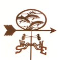 thumbnail image 1 of EZ Vane EZ1309-DK Dolphins Weathervane with Deck Mount, 1 of 1