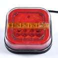 thumbnail image 1 of 24V LED Square Hamburger Lights Water Truck Running Lights with Steady for Trailers & Semi Trucks, 1 of 5