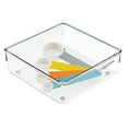 thumbnail image 2 of Interdesign 0469908 Linus Drawer Organizer, 6 x 6 x 2 in., Plastic - Clear, 2 of 3