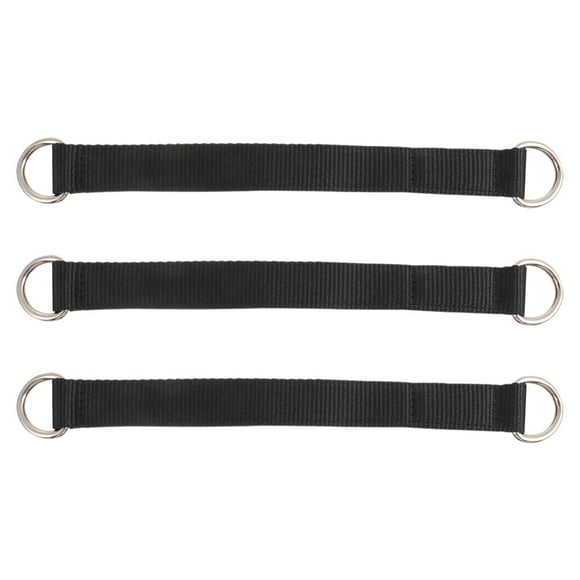 Shisuyan Fitness Grip Band Multi-Functional Ring Belt Stainless Steel 3Pcs 1.6x11.8in