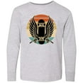 thumbnail image 3 of Inktastic Skateboard Retro Skateboarding Long Sleeve Youth T-Shirt, 3 of 5
