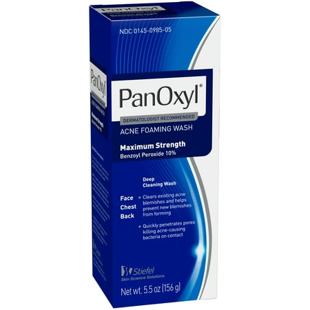 PanOxyl Acne Maximum Strength Foaming Face Wash, 5.5 Oz PanOxyl Acne Maximum Strength Foaming Face Wash, 5.5 Oz
