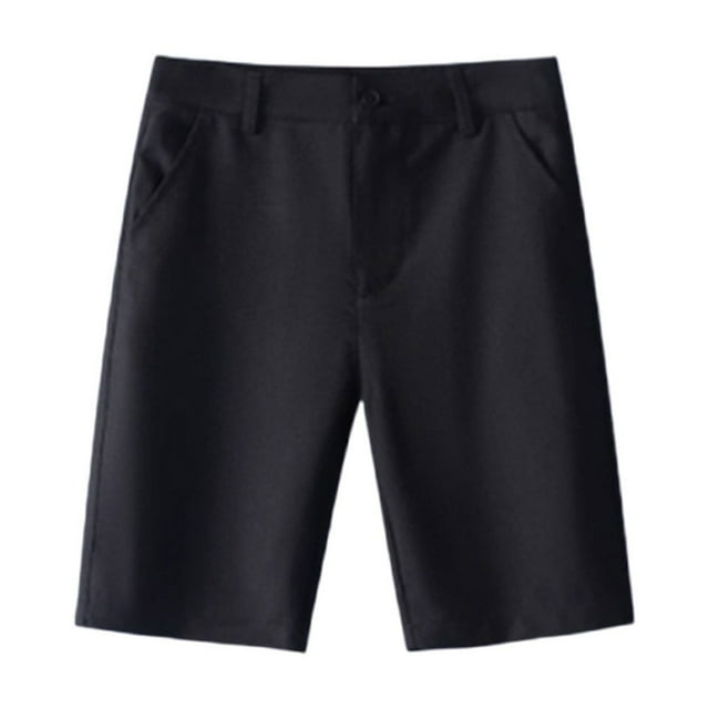HIPYLO Black Micro Shorts Ruffle Shorts Black Basketball Shorts Sleeping Shorts 2 in 1 Shorts 9-12 Month Boy Clothes Cool Clothes for Boys, Black 5-6 Years