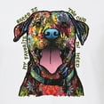 thumbnail image 2 of My Favorite Breed is The One In Need | Colorful Labrador Dog | Dean Russo Art Animal Lover Mens Premium Tri Blend T-Shirt, True White, M, 2 of 5