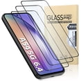 thumbnail image 1 of Protector de Pantalla Compatible para Samsung Galaxy A54 5G, 3 Unidades 9H Mica de Cristal Vidrio Templado Resistente a los Arañazos, HD Transparente, 1 of 5