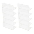 thumbnail image 4 of 2PCS Sunglasses Holder Rack, 5 Tier Eye Glasses Shelf, Wall Mounted Sunglasses Holder Rack, Clear Acrylic Eye Glasses Shelf, 4 of 12