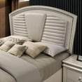 thumbnail image 5 of FOA Plumley 3-Piece White Wood Bedroom Set - Cal King + 2 Nightstands, 5 of 7