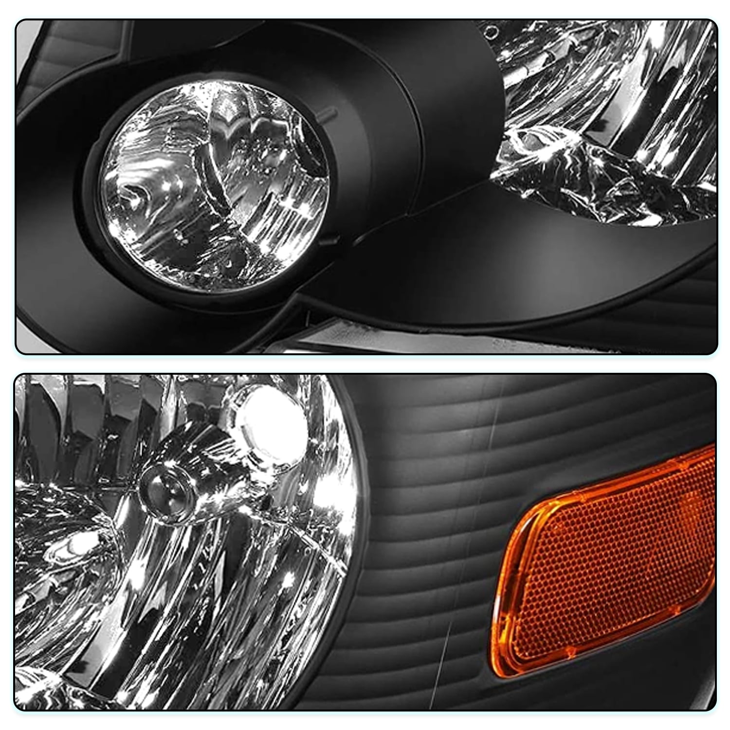 For 2006 2007 2008 2009 2010 Ford Explorer Headlights Headlamps Pair Left+Right
