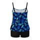 thumbnail image 5 of Trajes de baño para mujer Trajes de baño de dos piezas con espalda de tiras y estampado conservador para mujer Trajes de baño para mujer Trajes de baño para mujer Trajes de baño de moda playera para m, 5 of 7