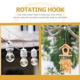 thumbnail image 2 of Lantern Hooks Wind Chime S-type Fireplace Stocking Hangers Swivel for Hanging Lanterns Decor Heavy Duty Plant Windsock Christmas Tree Bird Feeder 10 Pcs, 2 of 6