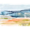 thumbnail image 2 of Goldberger, Jennifer 18x15 White Modern Wood Framed Museum Art Print Titled - Mandarin Fields I, 2 of 4