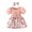 Pink, variant on BULLPIANO Infant Baby Girl Dress Toddler Girl Clothes Short Sleeveless Flower Dress Summer Dresses with Headband for Girl