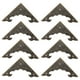 thumbnail image 1 of ColoMX Protectores de esquina de Metal Vintage para caja de madera, protectores de esquina decorativos para joyero, soportes de esquina de gabinete de Metal para escritorio, 8 Uds., 1 of 8
