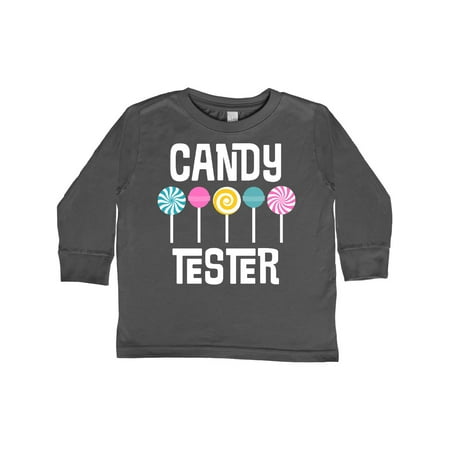 

Inktastic Candy Tester Cute Sweets Gift Toddler Boy or Toddler Girl Long Sleeve T-Shirt