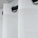 thumbnail image 5 of Malla impermeable para cortinas exteriores - Malla transparente para ventanas de 83x51 pulgadas para patio, terraza, pabellón - 100% poliéster, blanco o azul, 5 of 6