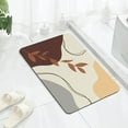 thumbnail image 5 of Mid Century Modern Diatomaceous Earth Bath Mat - Abstract Boho Rubber Non Slip Quick Dry Super Absorbent Washable Aesthetic Art Bathroom Rugs Fit Under Door（Rectangle,27*17 inch）, 5 of 5