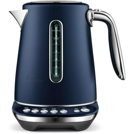 Premium Smart Electric Kettle - 7 Cup Capacity, Adjustable Temperature Control, Stainless Steel - Damson Blue