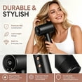 thumbnail image 4 of Lefinee High Speed Hair Dryer, 110,000 RPM Fast Drying Blow Dryer, Hot & Cold Air, 3 Speeds, Lightweight Hair Dryer with Concentrator Nozzle, 4 of 8